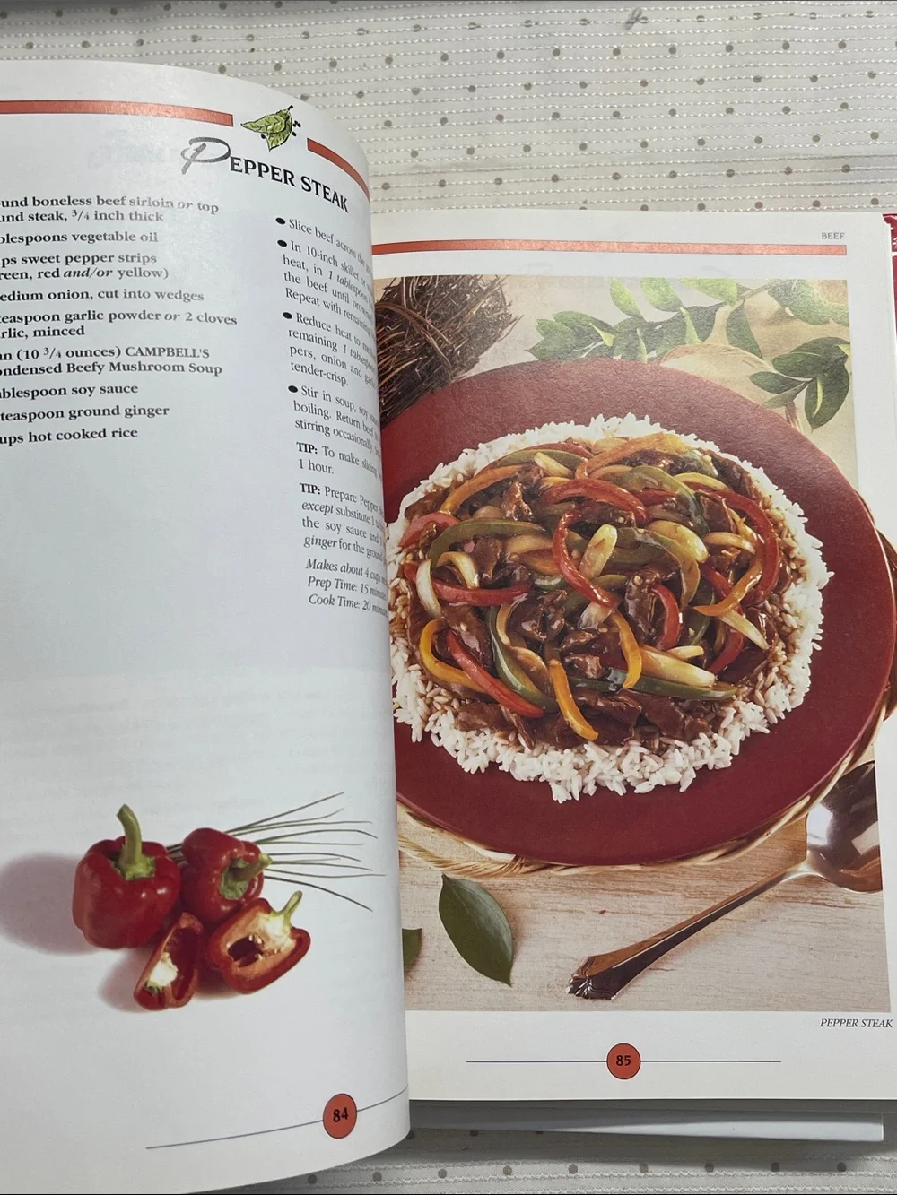 Campbell’s Soup Simply Delicious Recipe cookbook Set of 2